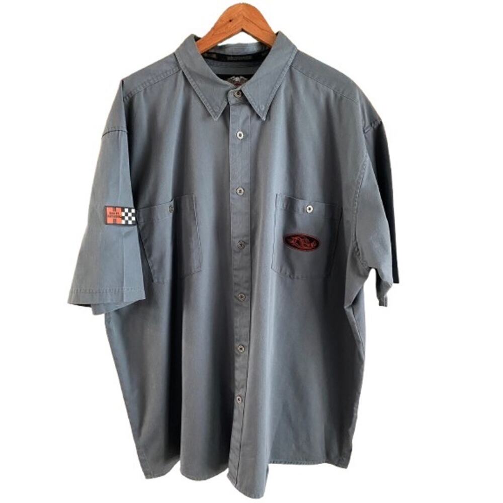 Harley Davidson Y2k Patchwork Hog Motorcycle Butt… - image 2